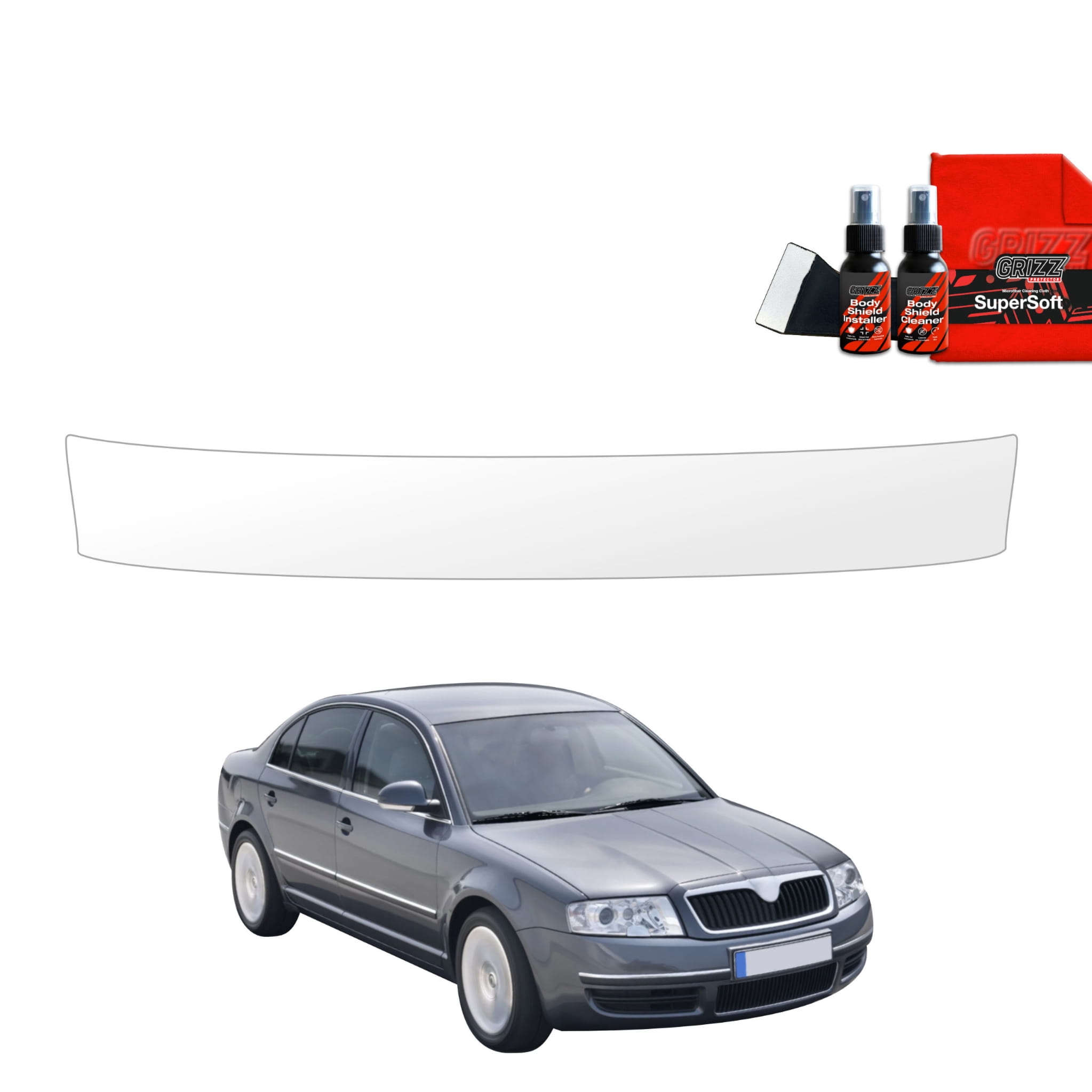Folia ochronna na próg bagażnika Grizz Protector do Skoda Superb (2001-2008)