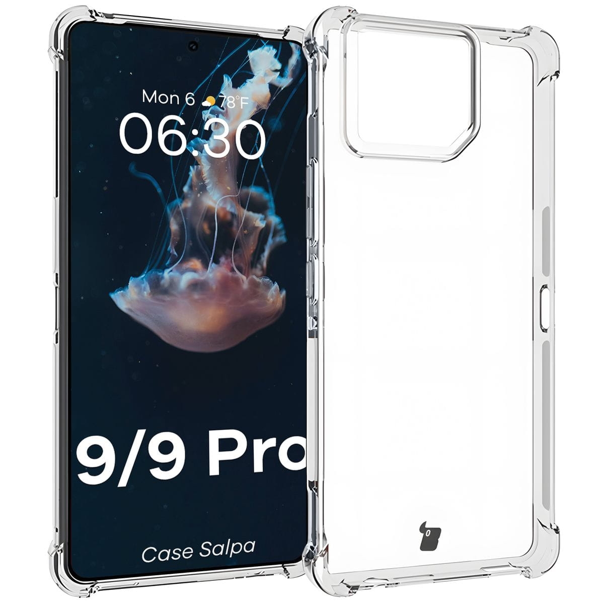 Image of Elastyczne etui Bizon Case Salpa do Asus ROG Phone 9 / 9 Pro, przezroczyste