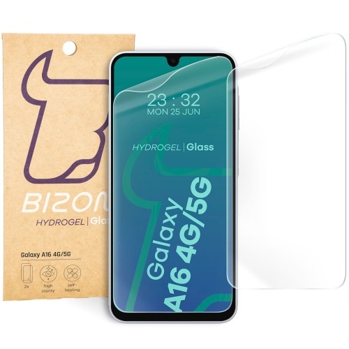 Image of Folia hydrożelowa na ekran Bizon Glass Hydrogel Front do Galaxy A16 4G/5G , 2 sztuki