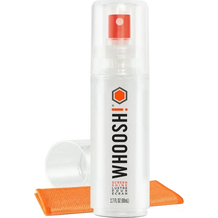 Spray / Płyn do czyszczenia ekranów Whoosh! Screen Shine Grab and GO 80ml + ściereczka z mikrofibry 7x10cm