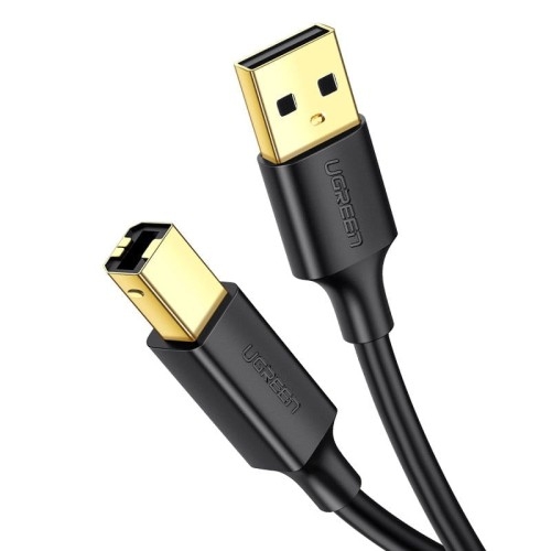 Image of Kabel Ugreen USB - USB Typ B do drukarki, 3m, czarny