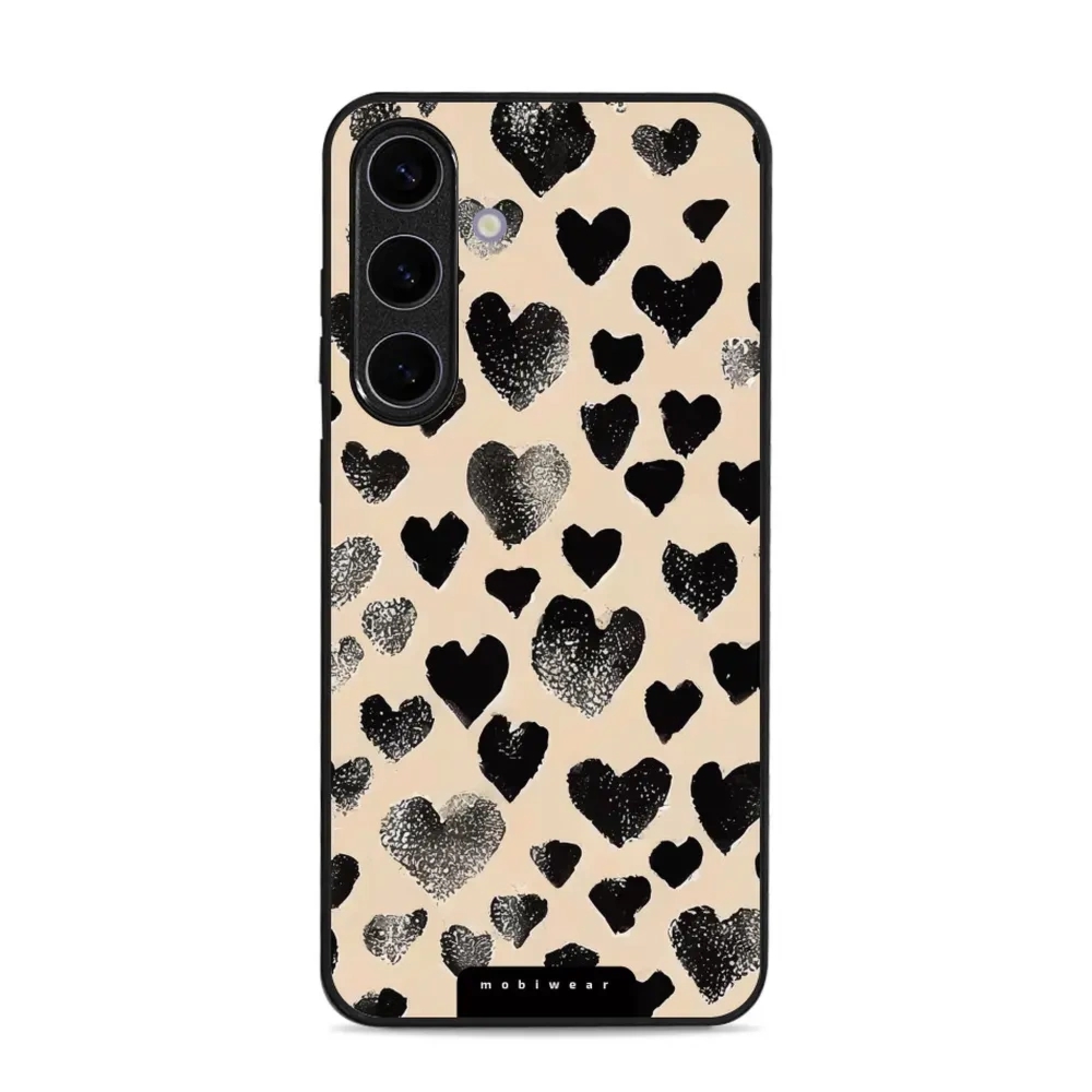 Etui ochronne do Galaxy S25 Plus, Mobiwear Glossy Case, beżowa miłość