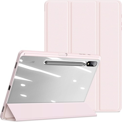 Image of Etui Dux Ducis Toby do Galaxy Tab S10 Plus/S9 Plus/S9 FE Plus, rożowe