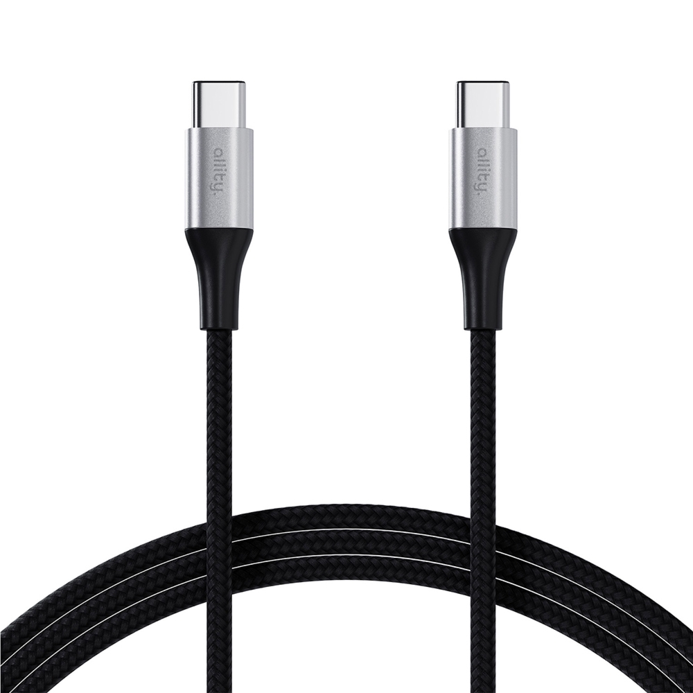 Kabel USB-C – USB-C, Allity AUC-01 100W, 1 m, czarne