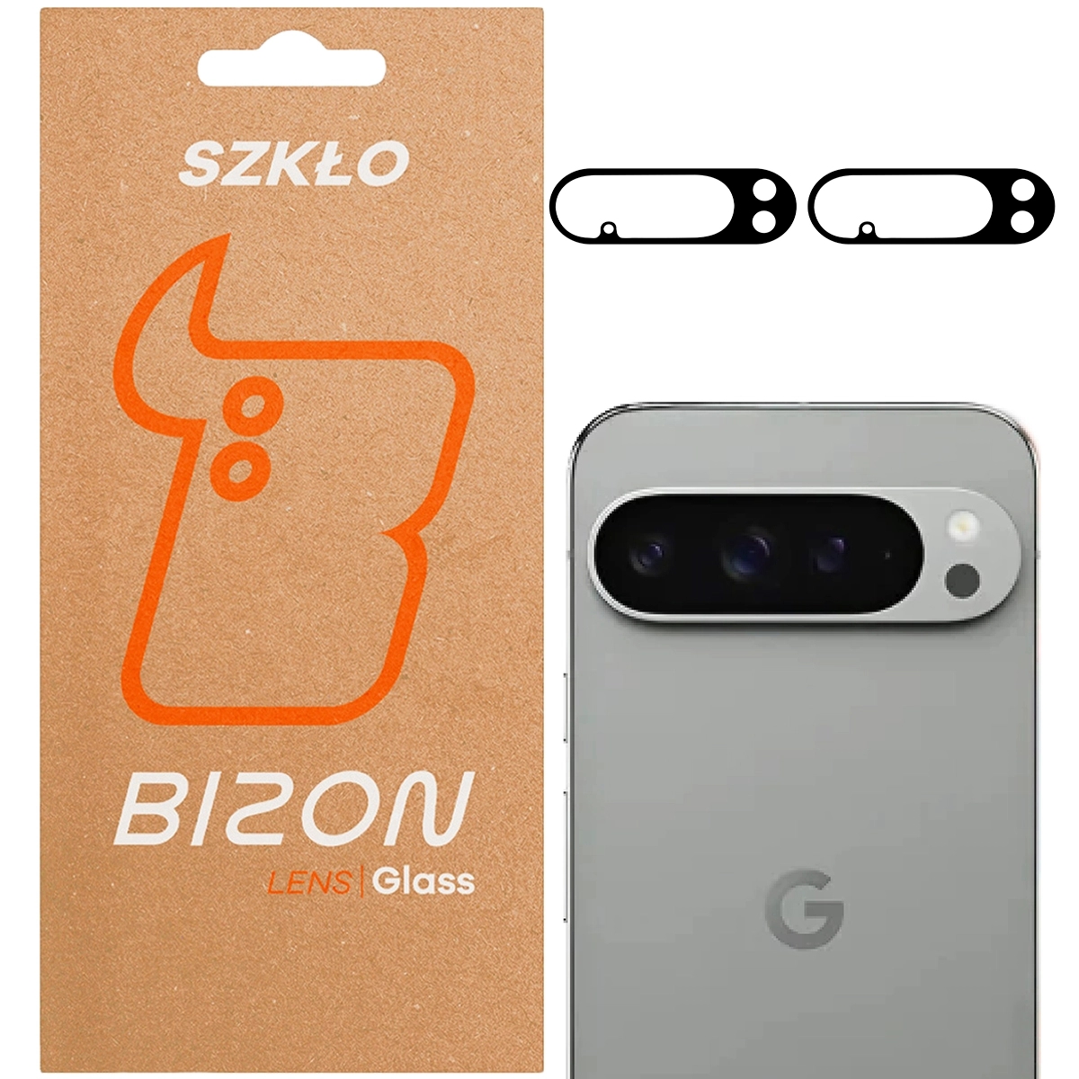 Image of Szkło na aparat Bizon Glass Lens do Pixel 10 Pro XL, 2 sztuki