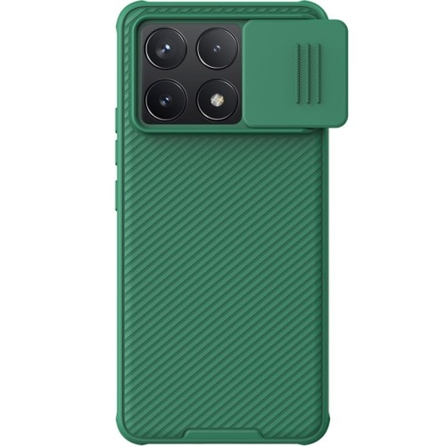 Image of Etui Nillkin CamShield Pro do Xiaomi Poco F6 Pro / Redmi K70 / K70 Pro, ciemnozielone