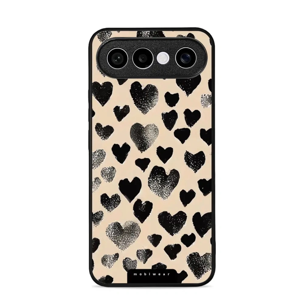 Etui ochronne do Vivo X300 FE, Mobiwear Glossy Case, beżowa miłość