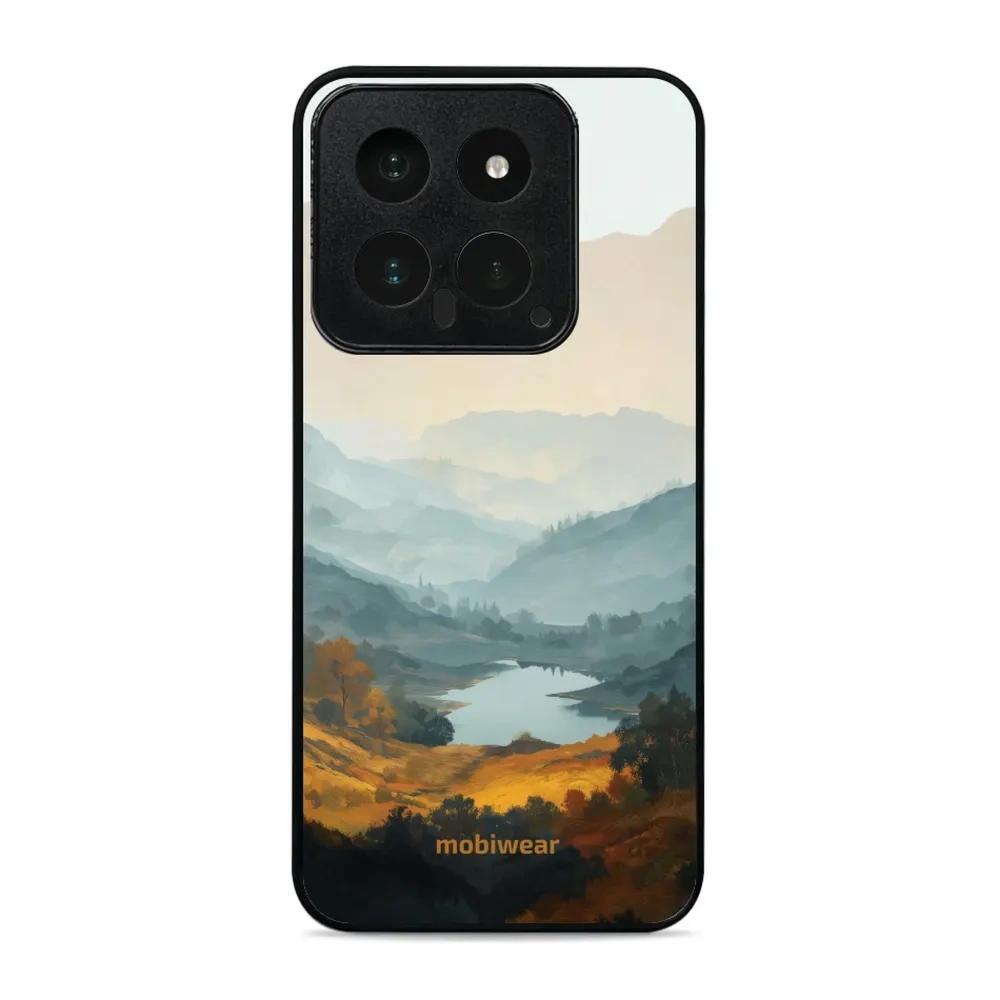 Etui ochronne do Xiaomi 14, Mobiwear Glossy Case, jezioro w dolinie