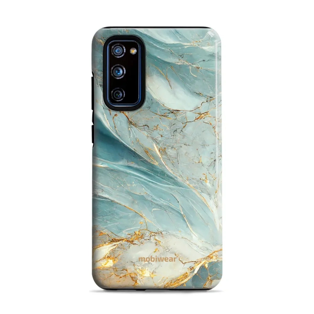 Etui ochronne do Galaxy S20 FE, Mobiwear Elite Pro, żyła lazuru