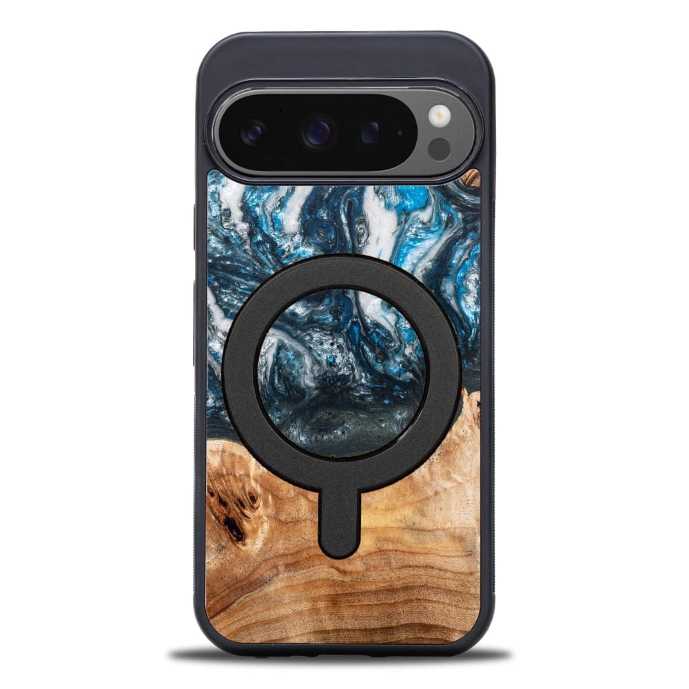 Drewniane etui do Google Pixel 10 Pro XL, Bewood Unique Planets Ziemia do MagSafe