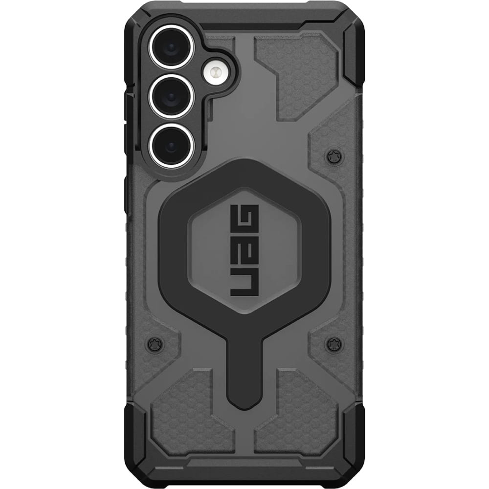 Etui pancerne Urban Armor Gear Pathfinder Clear Magnet do Galaxy S25 FE, szaro-czarne