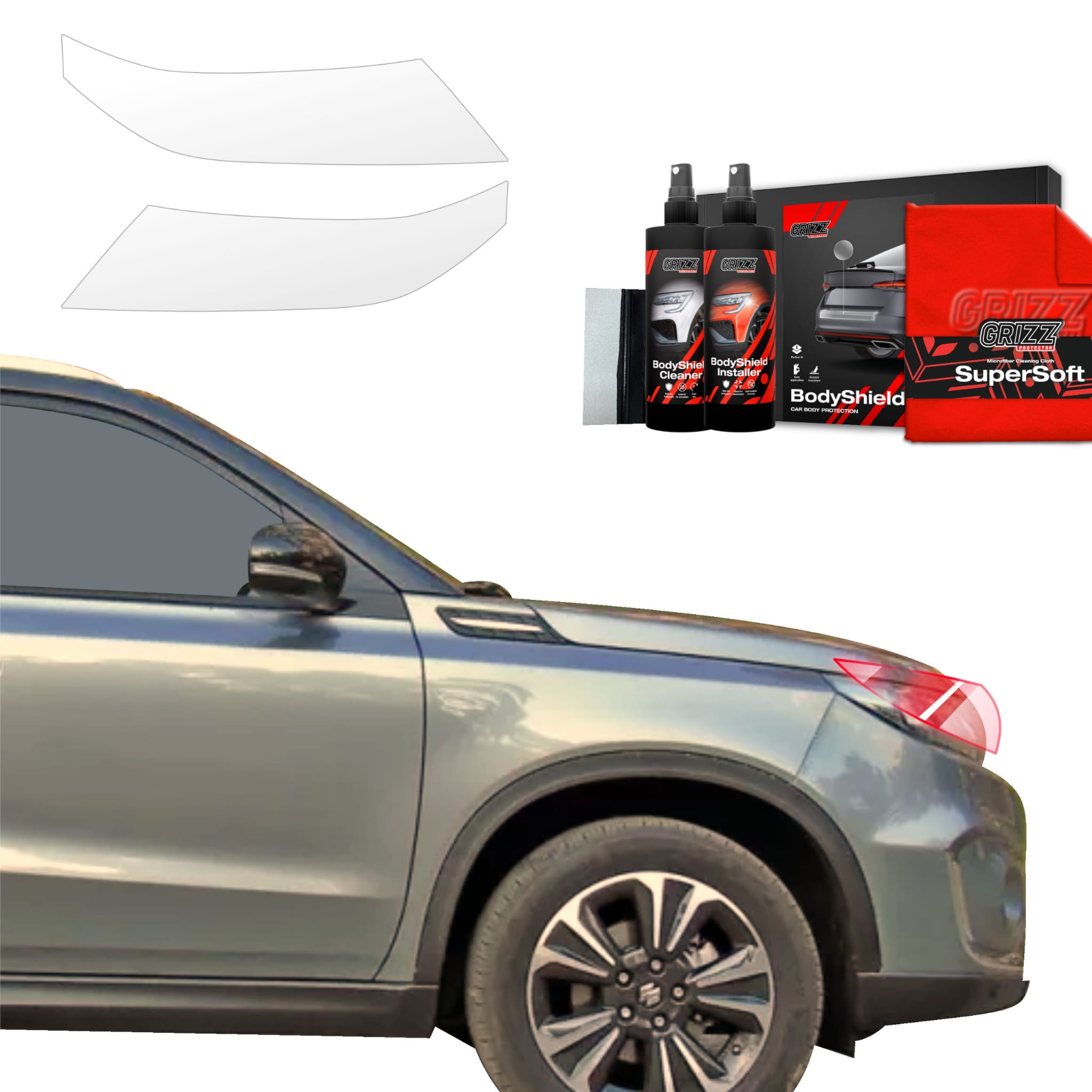2w1 Folia ochronna Grizz Protector na lampy do Suzuki Vitara Facelift (2024-2026)