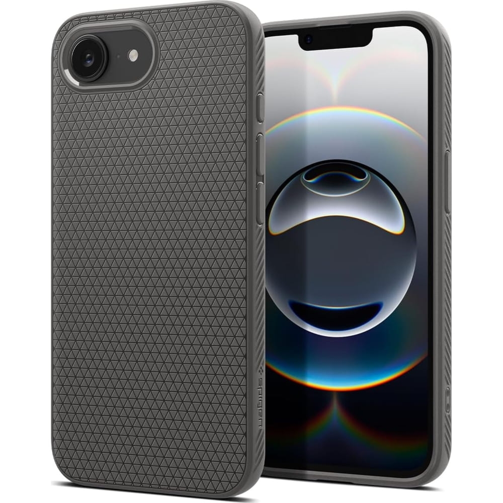 Etui Spigen Liquid Air do iPhone 17e / 16e, szare