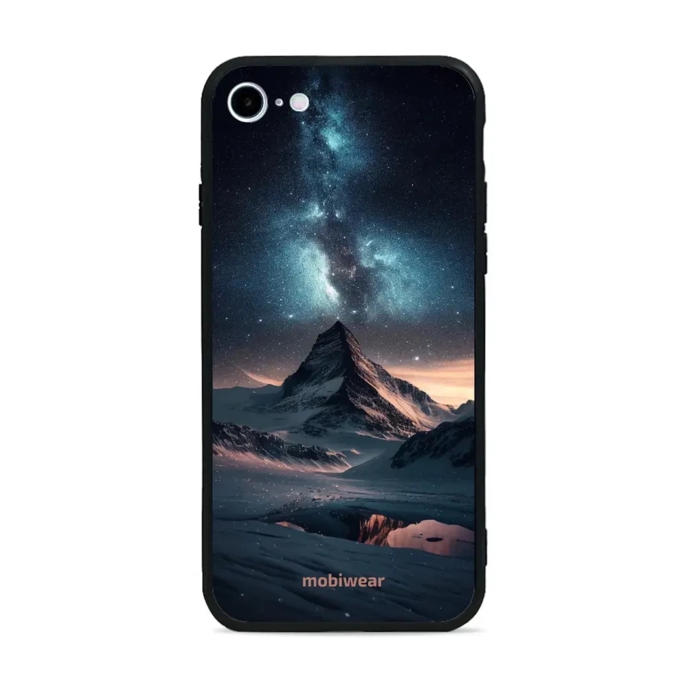 Etui ochronne do iPhone SE 2020, Mobiwear Glossy Case, nocna góra