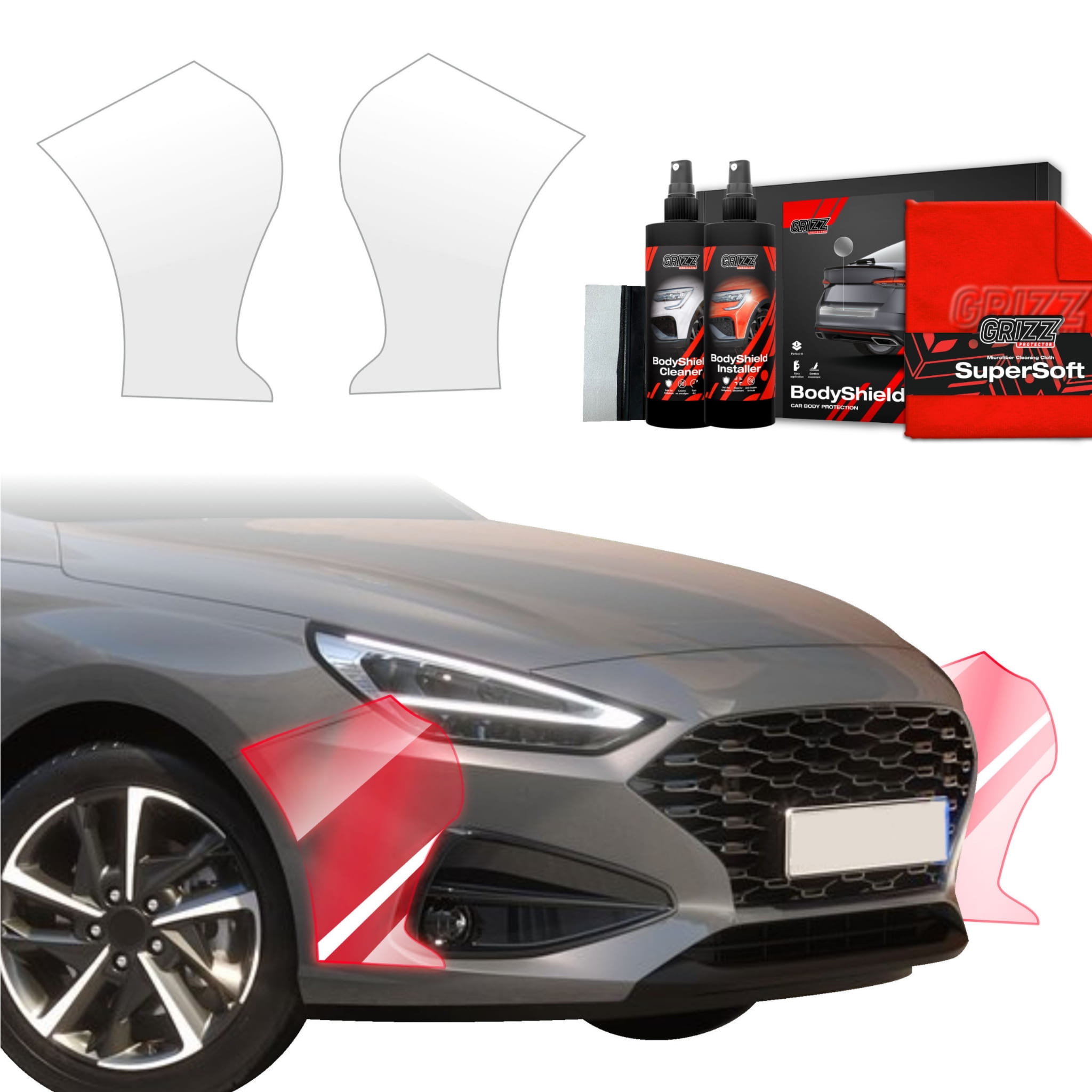 2w1 Folia ochronna Grizz Protector na zderzak do Hyundai i30 Hatchback (2020-2026)