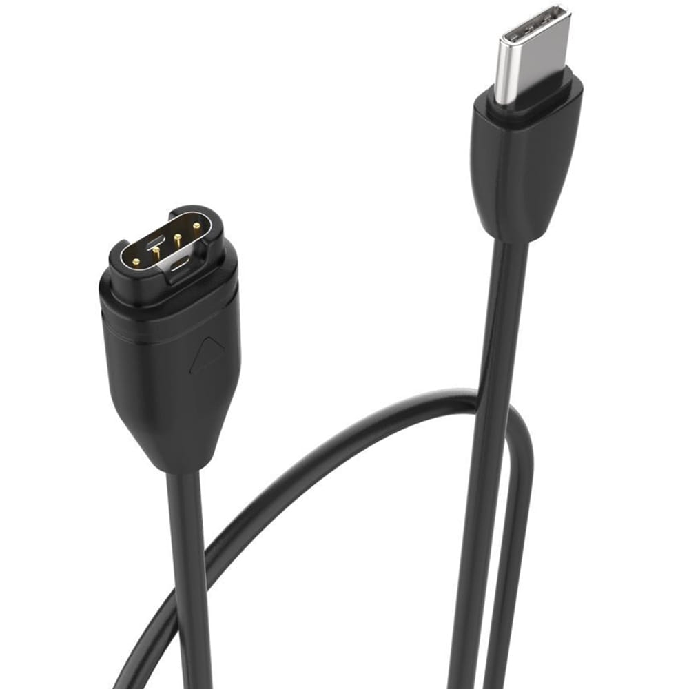Image of Kabel Fixed USB-C Charging Cable do Garmin Smartwatches 1m, czarny