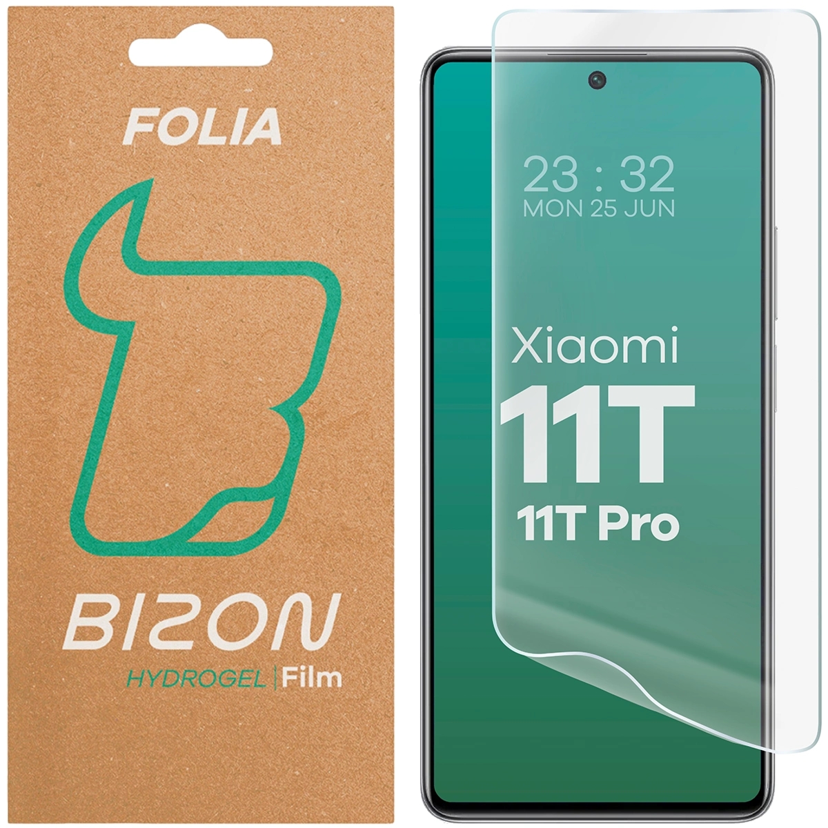Folia hydrożelowa na ekran Bizon Film Hydrogel Front do Xiaomi 11T 5G / 11T Pro 5G, 1 sztuka