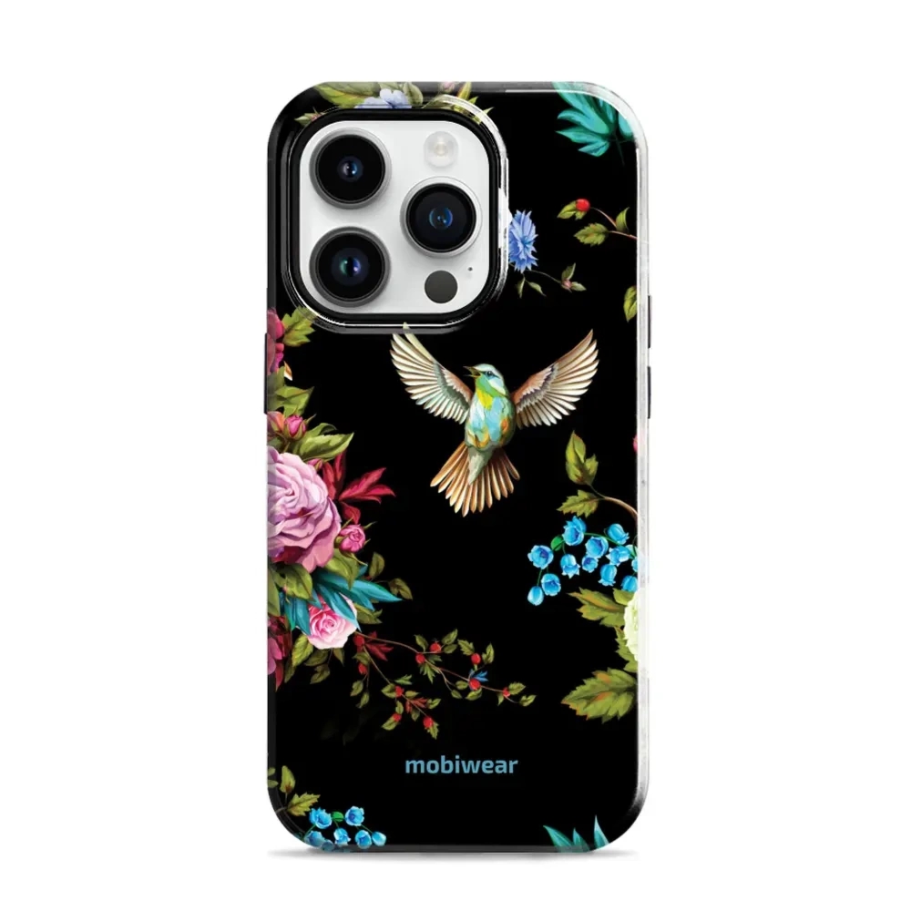 Etui ochronne do iPhone 14 Pro, Mobiwear Elite Pro, nocny koliber