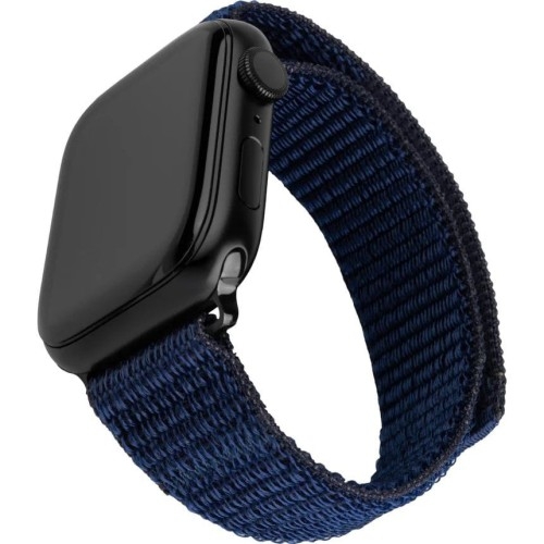 Image of Nylonowy pasek Fixed Nylon Sporty Strap do Apple Watch 49/46/45/44 mm, granatowy