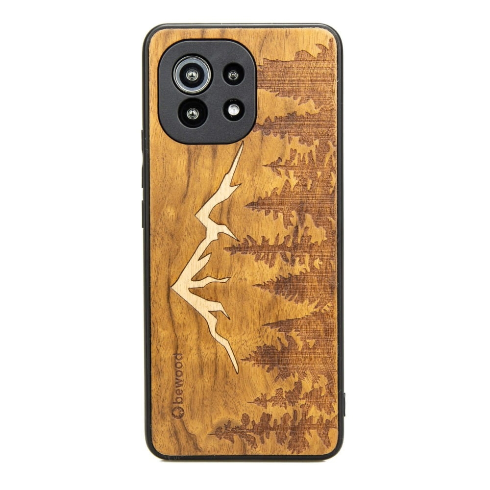 OUTLET: Drewniane etui do Xiaomi Mi 11 Lite / 5G / 5G NE, Bewood Góry Imbuia