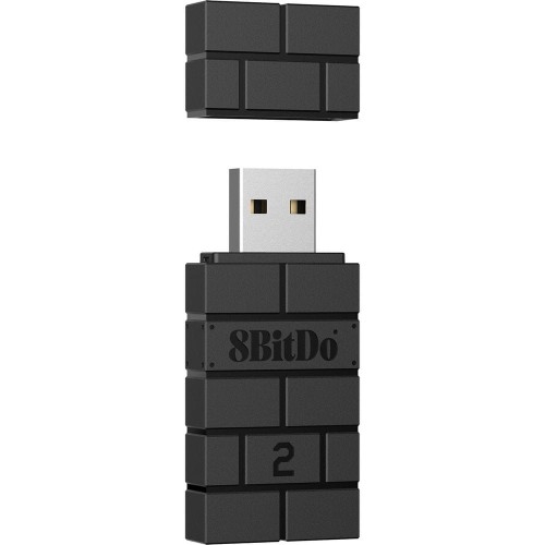 Image of Adapter bezprzewodowy do kontrolera XBox, Switch, Windows, Playstation, 8BitDo USB Wireless Adapter 2, czarny