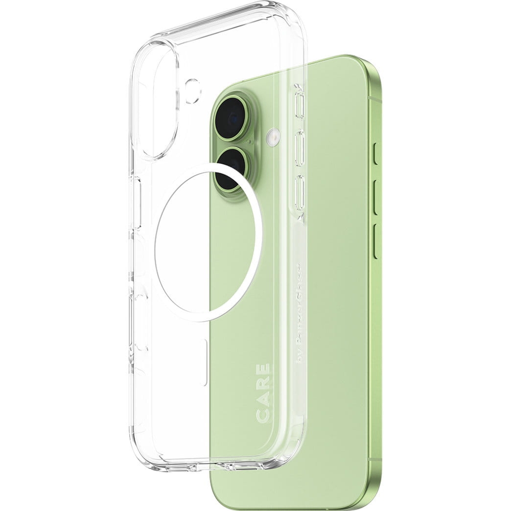 Etui CARE by PanzerGlass Flagship Urban Explorer do MagSafe do iPhone 17, przezroczysto-białe
