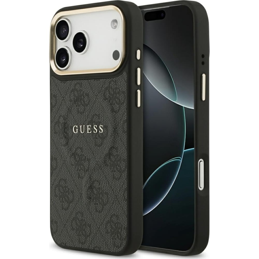 Etui Guess Hardcase 4G Classic MagSafe do iPhone 18 Pro Max / 17 Pro Max, czarne
