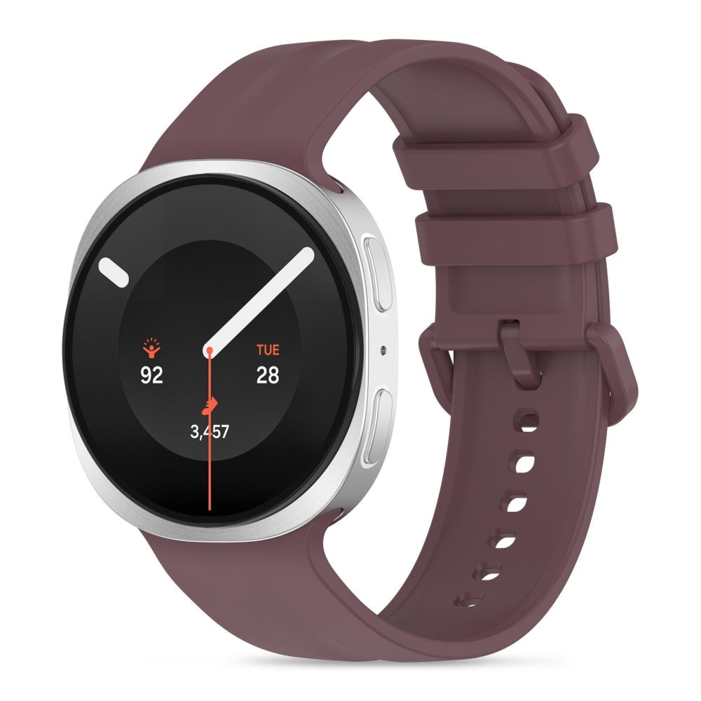 Pasek Tech-Protect Silicone Evo do Samsung Galaxy Watch 9 40 mm / 44 mm / 8 40 mm / 44 mm / 8 Classic 46 mm, śliwkowy