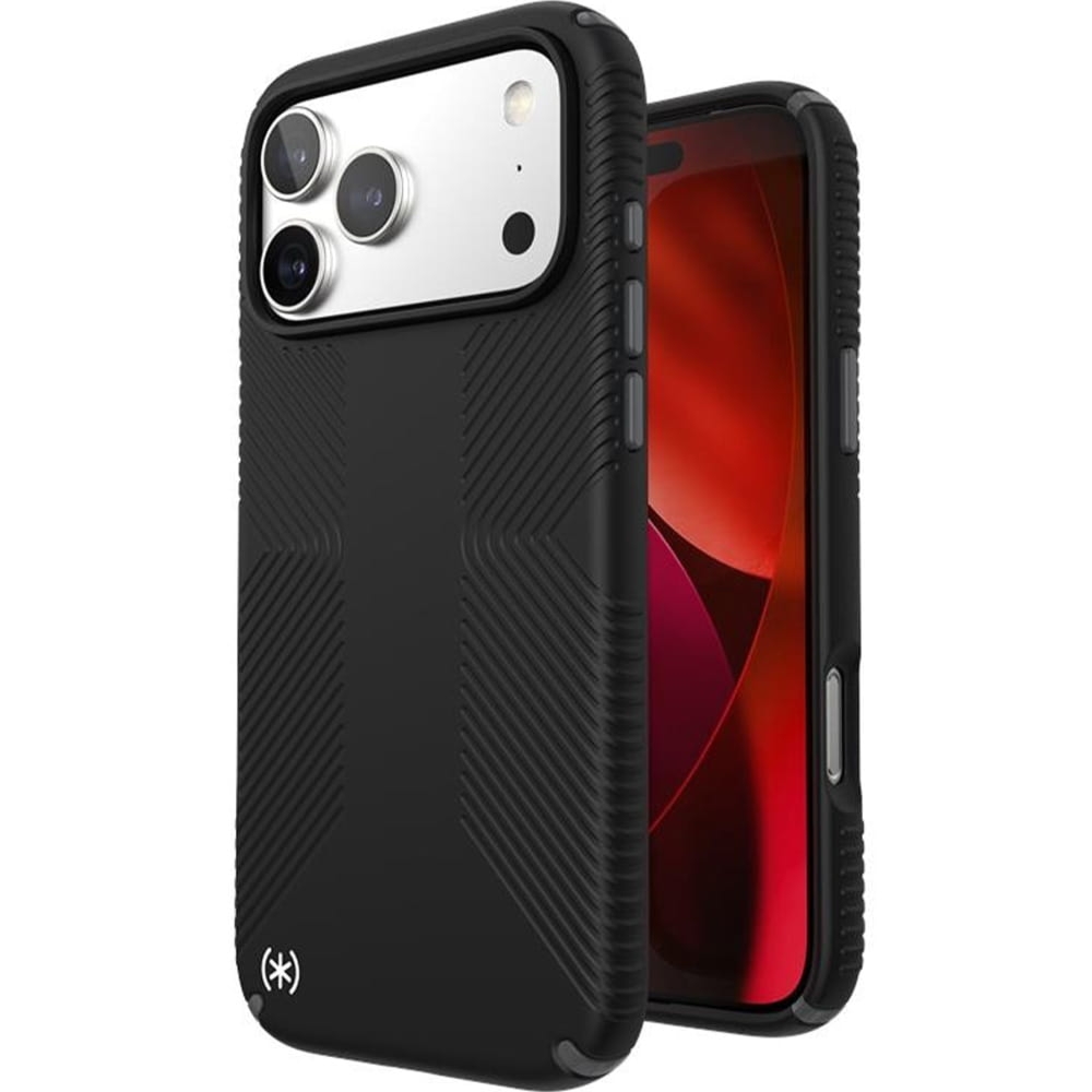 Etui Speck Presidio2 Grip do MagSafe do iPhone 17 Pro Max, czarne