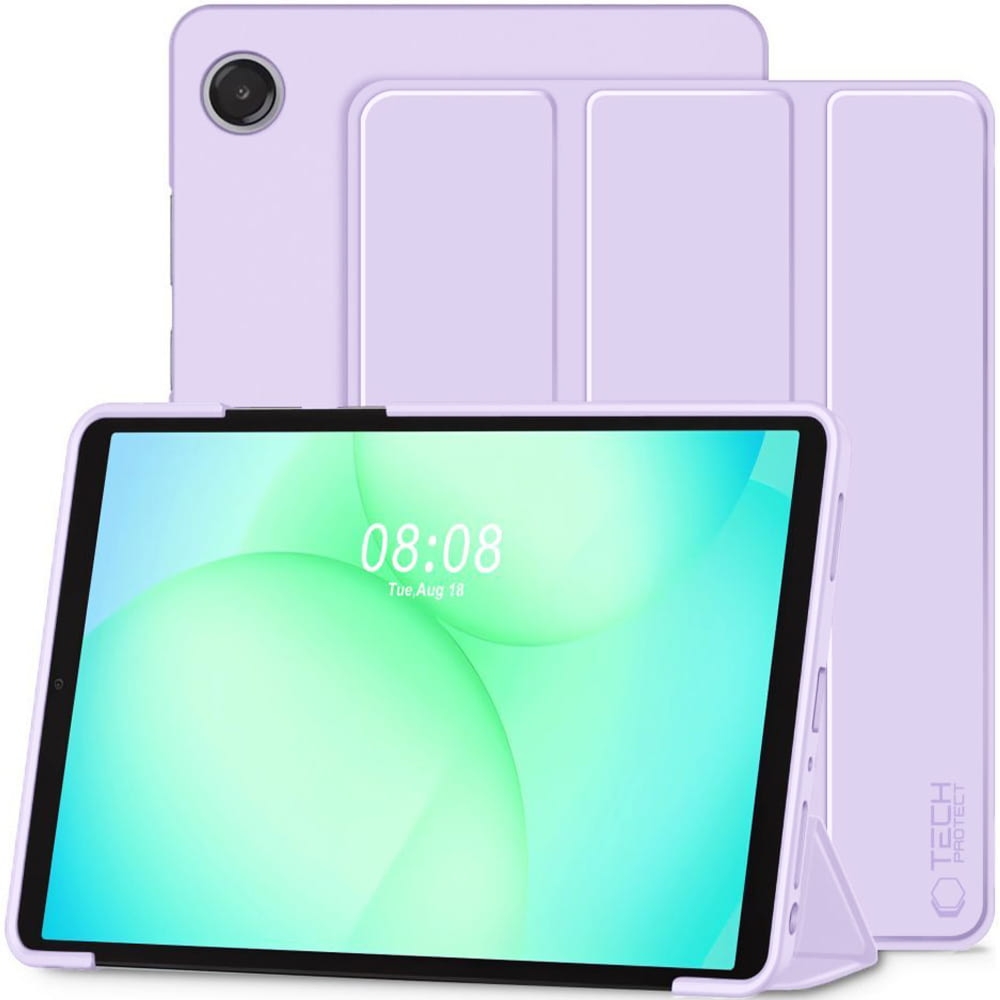 Etui z klapką Tech-Protect SmartCase do Galaxy Tab A11 Plus / A9 Plus, fioletowe