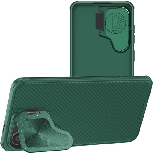 Image of Etui Nillkin CamShield Prop do Galaxy S24, ciemnozielone