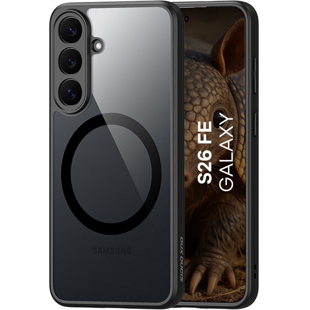 Etui Dux Ducis Aimo Mag do Galaxy S26 FE, przezroczysto-czarne