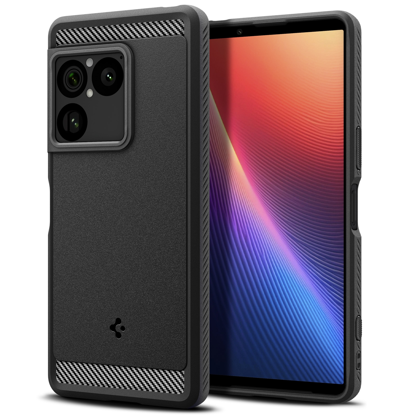 Etui Spigen Rugged Armor do Sony Xperia 1 VIII, czarne