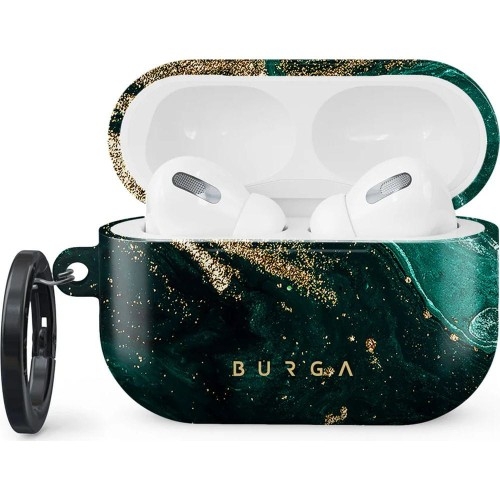 Image of Etui Burga Emerald Pool do AirPods Pro 2, wielokolorowy morski