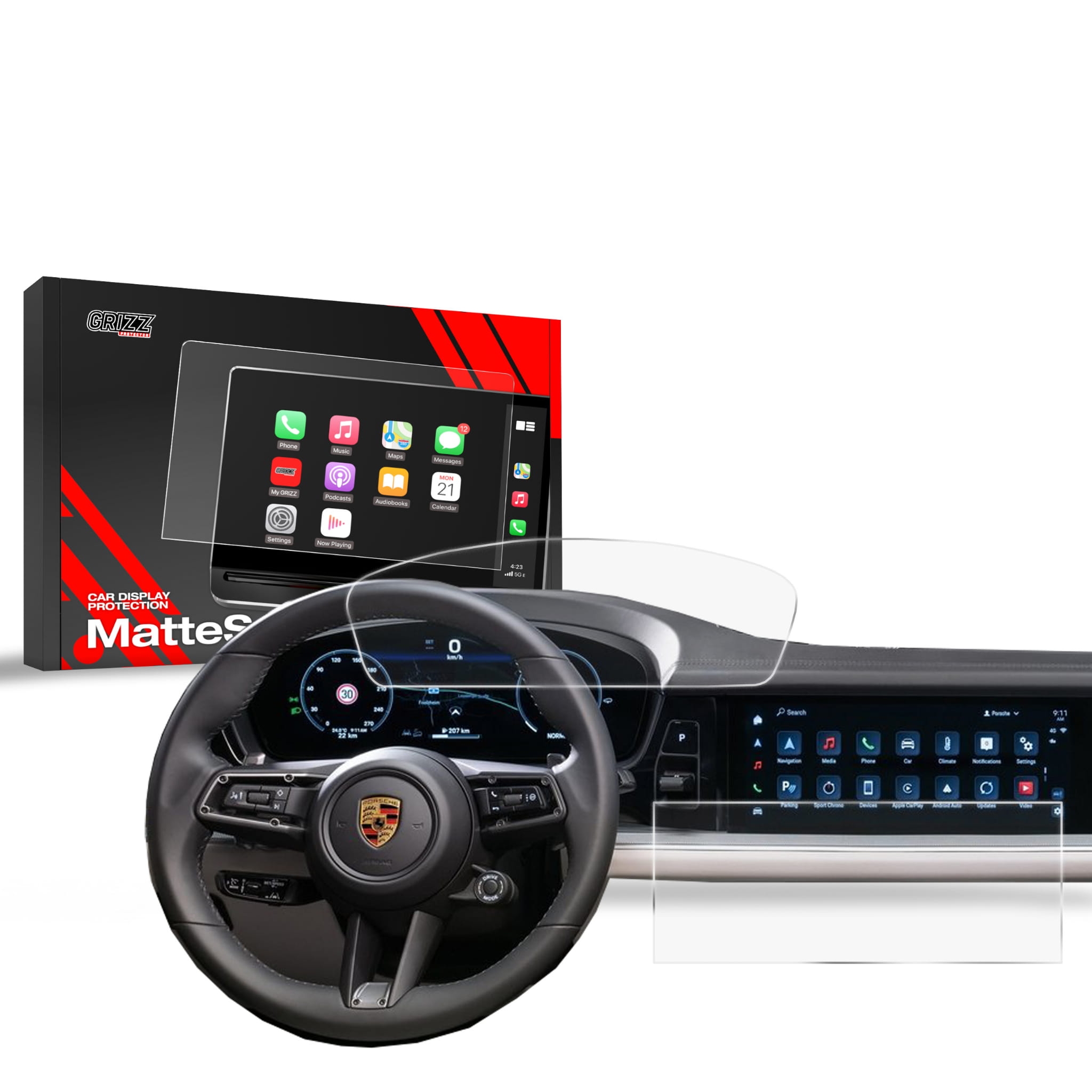 Image of Folia matowa 2w1 Grizz Protector do Porsche Cayenne 3 (2023-2025)