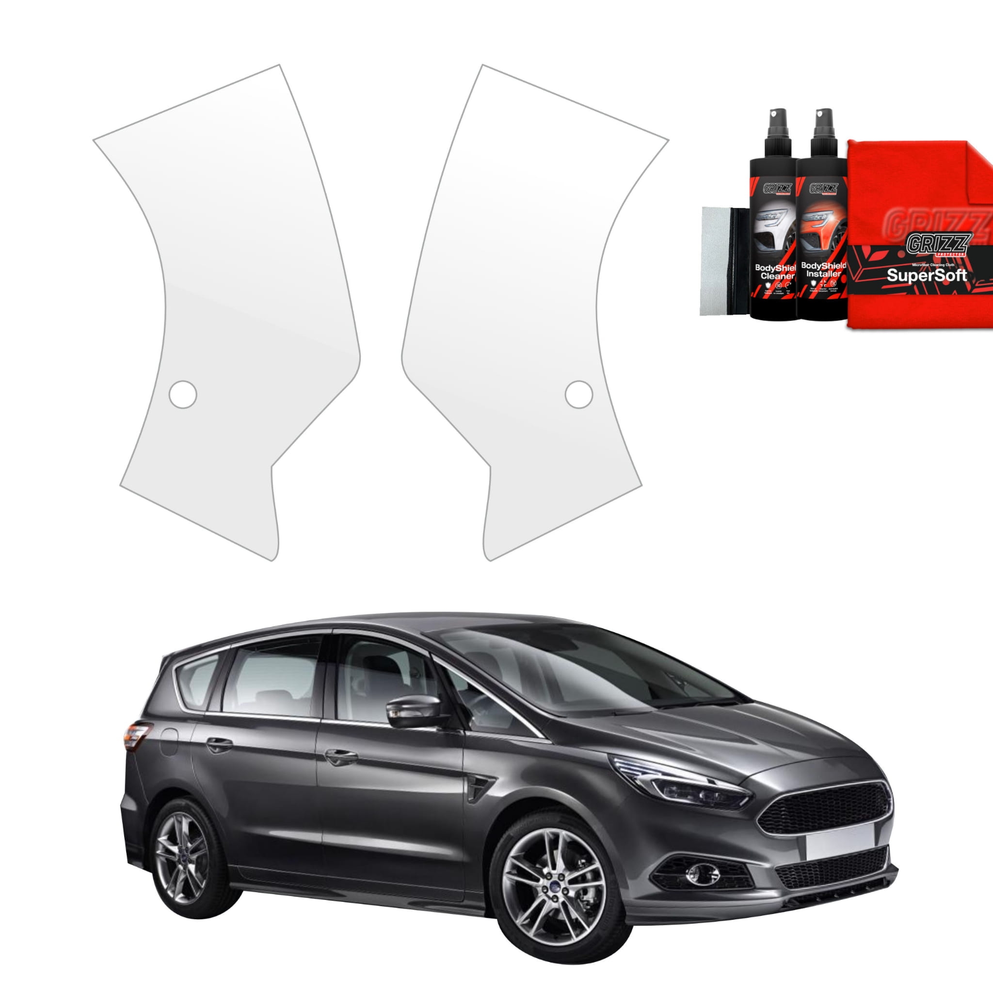 2w1 Folia ochronna na zderzak Grizz Protector do Ford S-Max MK2 (2015-2019)