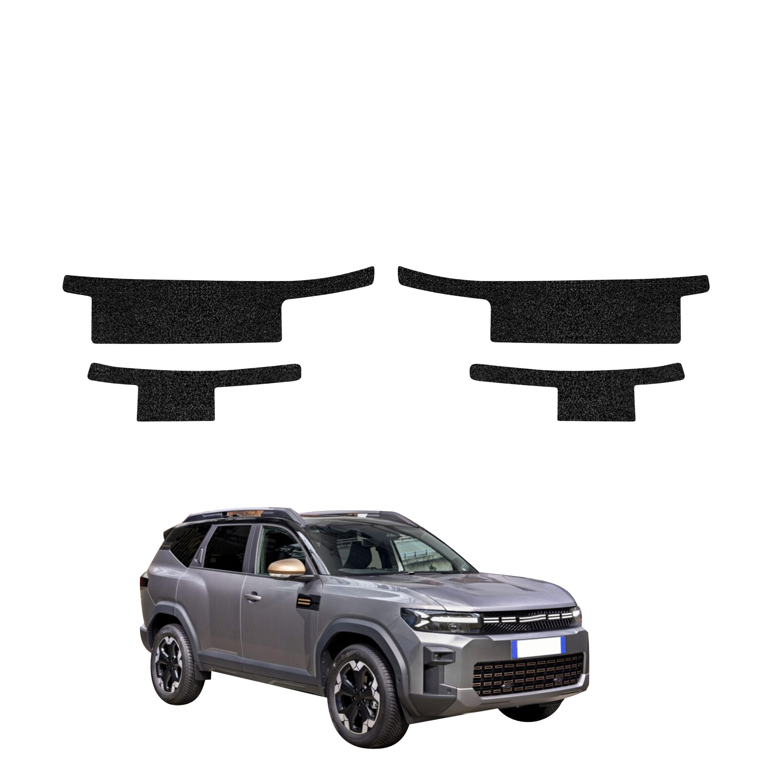 4w1 Czarna powłoka techniczna Grizz Protector na progi Dacia Bigster (2025-2026)