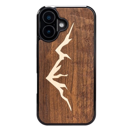 Image of Drewniane etui do iPhone 16, Bewood Góry Imbuia