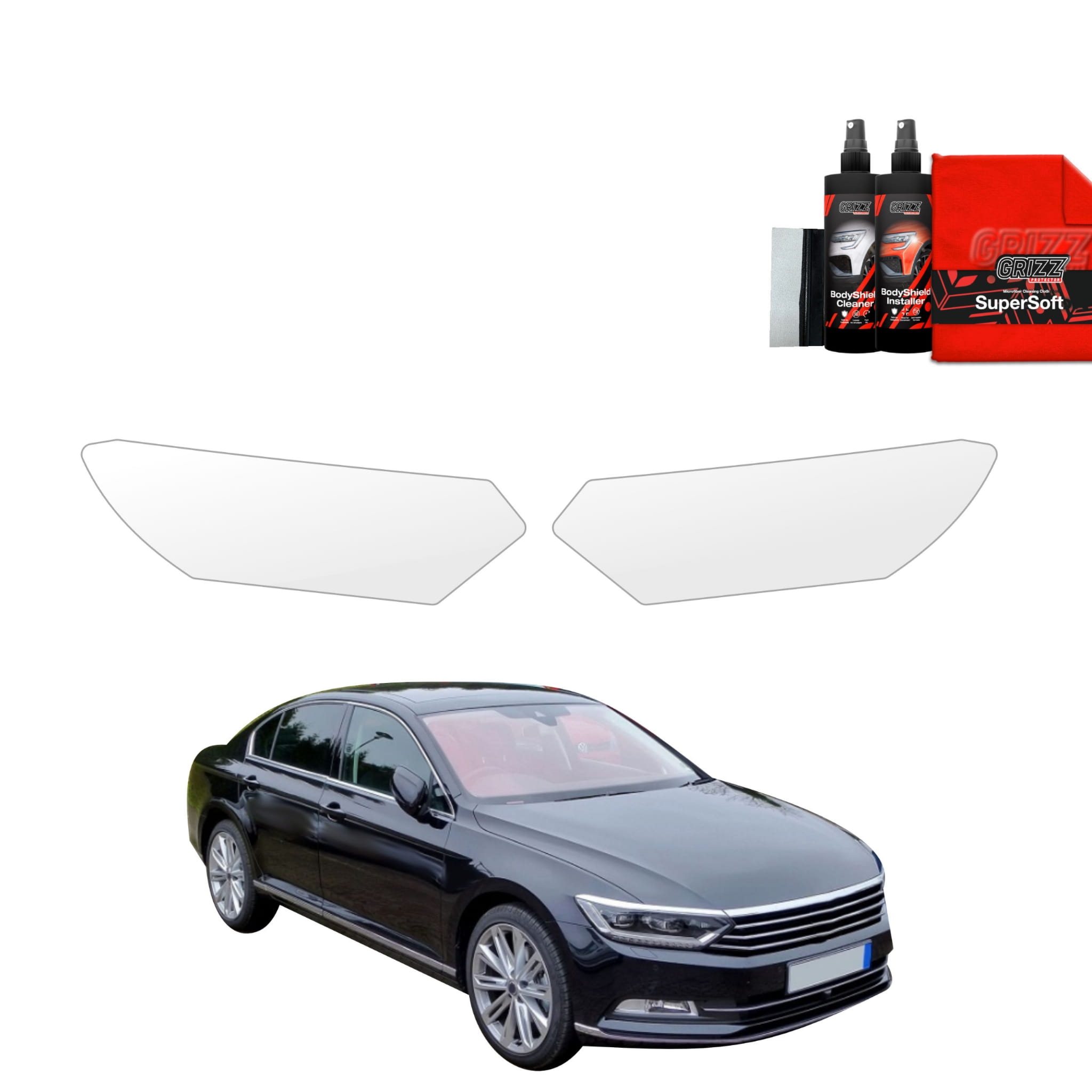 2w1 Folia ochronna na lampy Grizz Protector do Volkswagen Passat B8 Sedan (2014-2022)