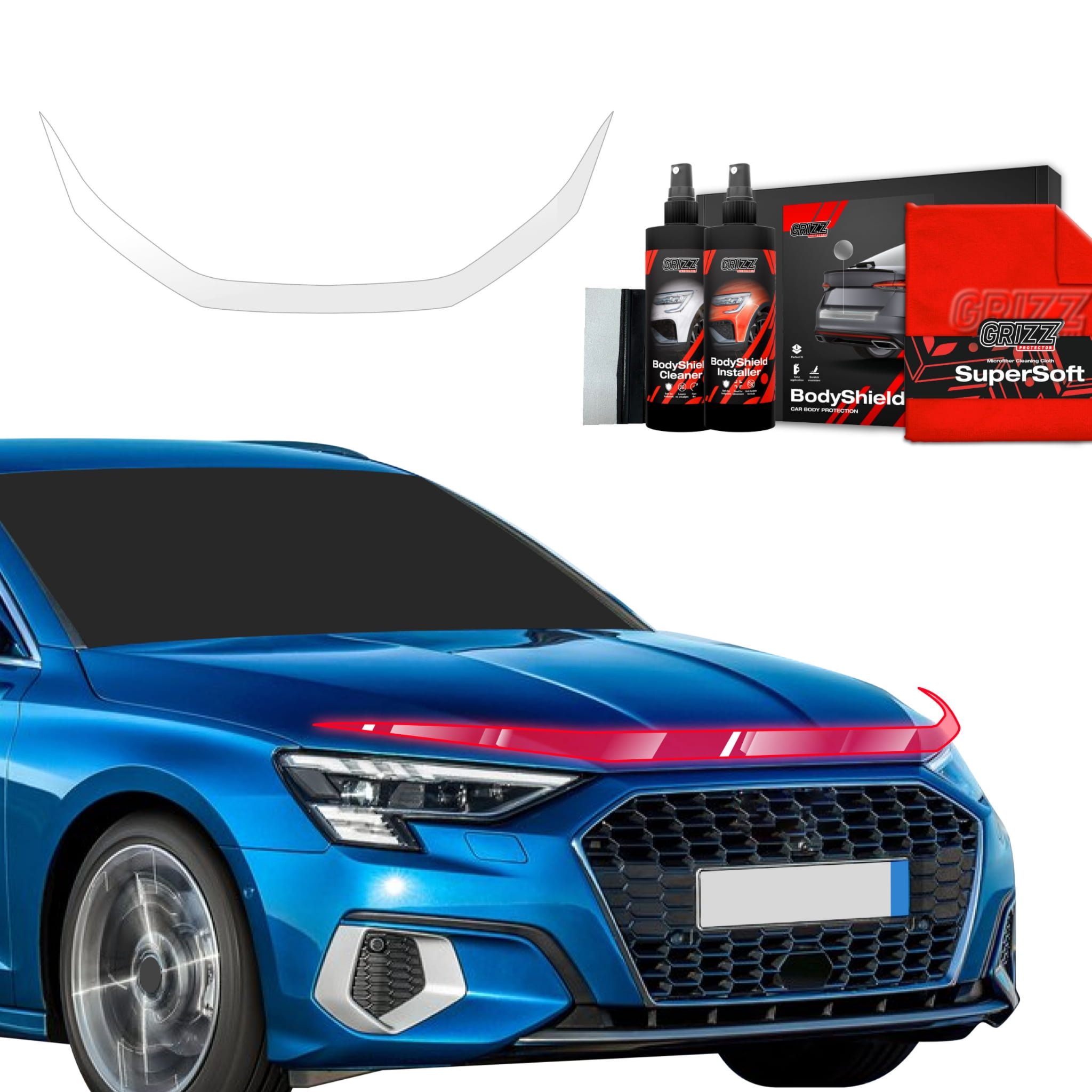 Folia ochronna na maskę Grizz Protector do Audi A3 8Y Sportback (2020-2023)