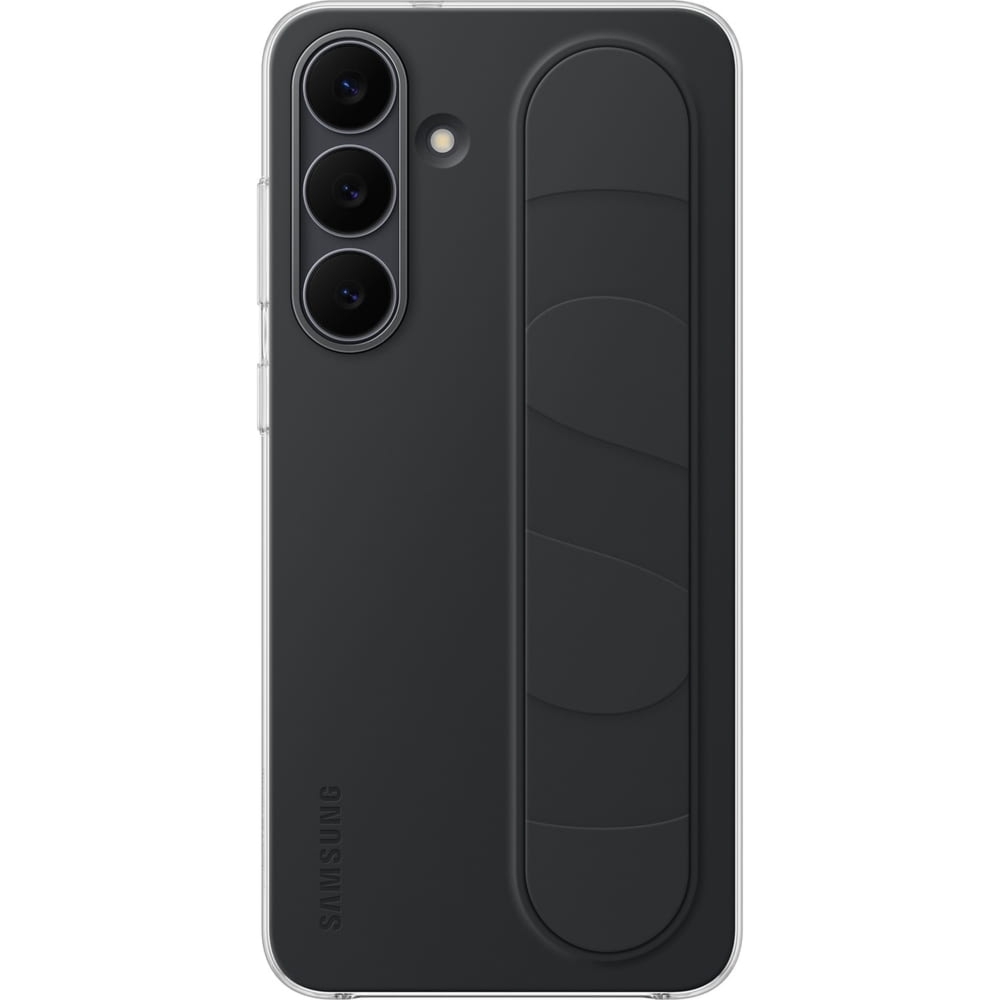 Etui Samsung Silicone Standing Grip Case do Galaxy S25 FE, czarne