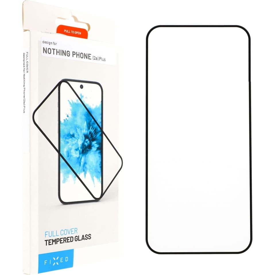 Image of Szkło hartowane Fixed 2.5D Full Cover Tempered Glass do Nothing Phone 2a / 2a Plus, czarna ramka