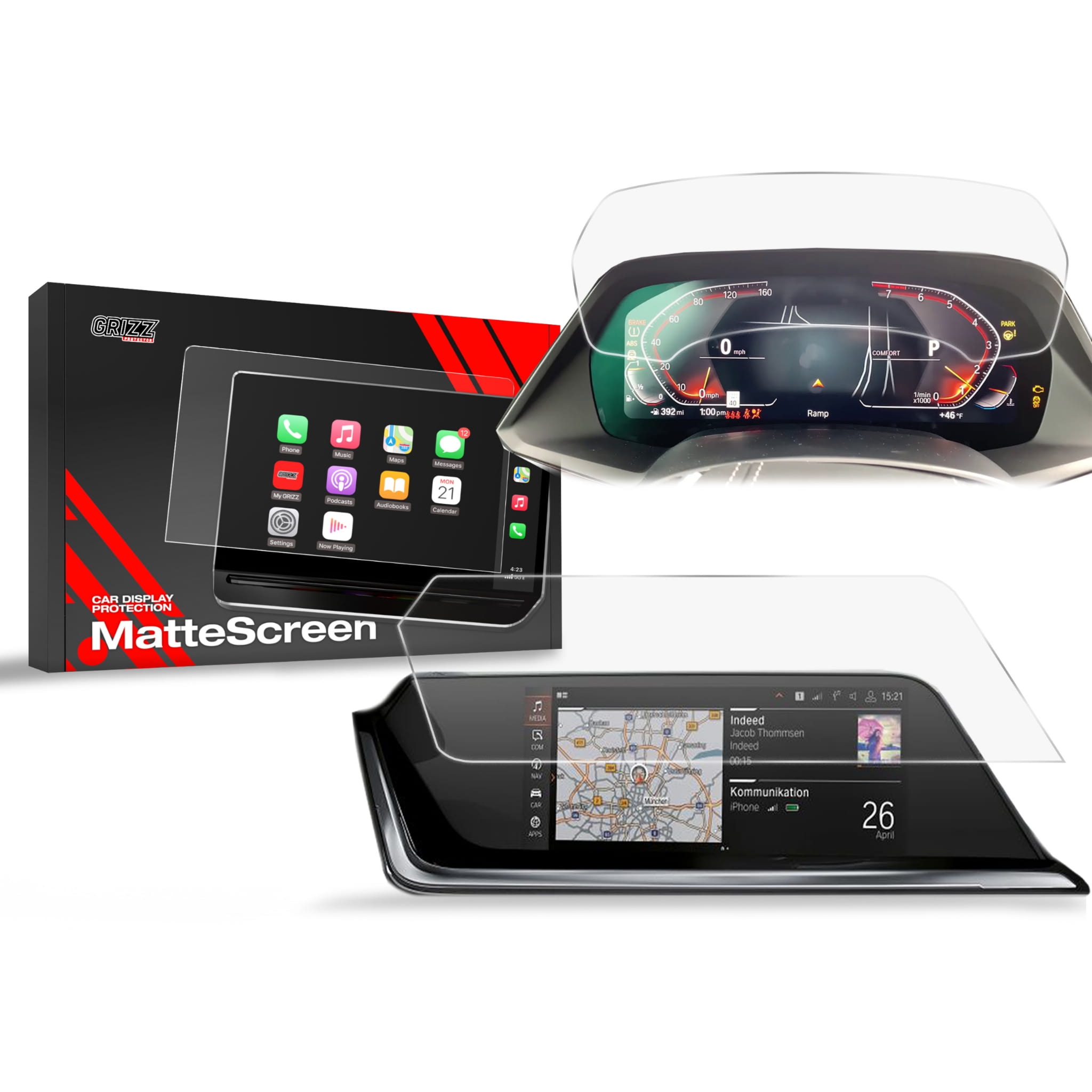 Folia matowa 2w1 Grizz Protector do BMW Z4 G29 10,25″ (2019-2026)