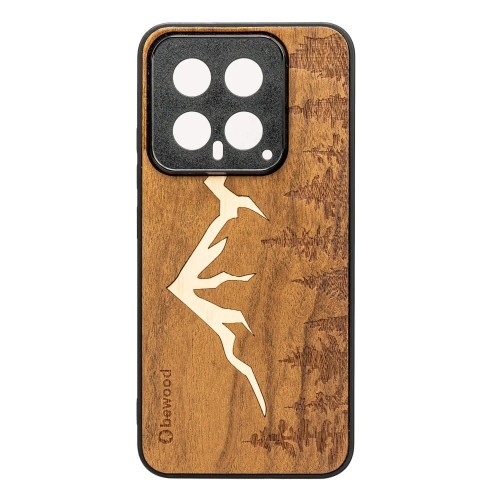 Image of Drewniane etui Bewood do Xiaomi 14 Pro GÓRY IMBUIA