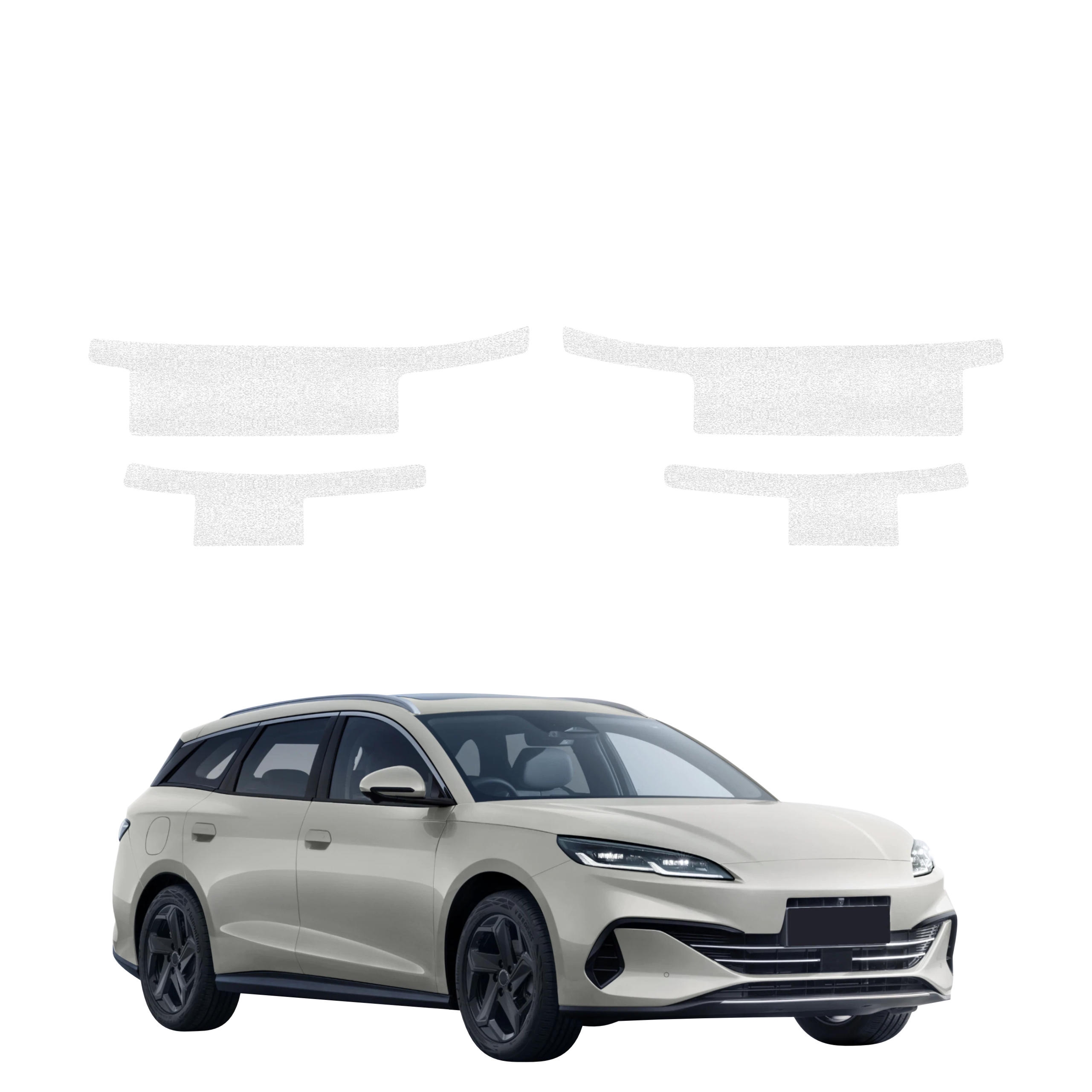 4w1 Biała powłoka techniczna Grizz Protector na progi BYD Seal 06 Dm-i Touring (2025-2026)