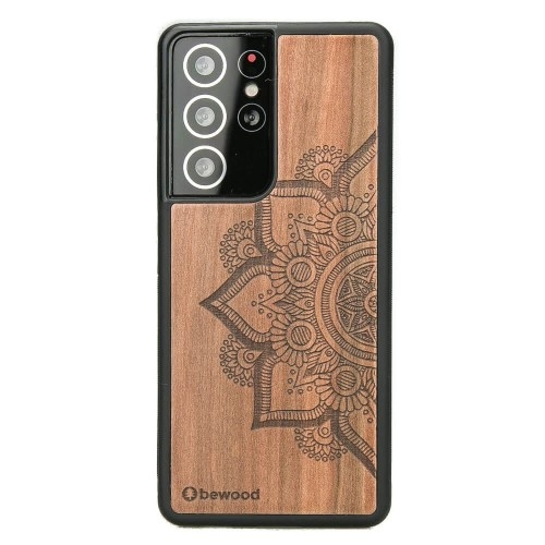 Image of Drewniane etui do Galaxy S21 Ultra, Bewood Mandala Jabłoń