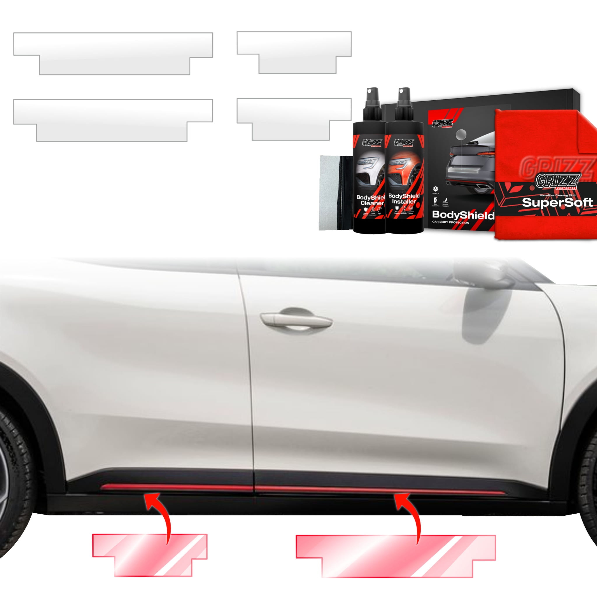 4w1 Folia ochronna Grizz Protector na progi do Alfa Romeo Junior (2024-2026)