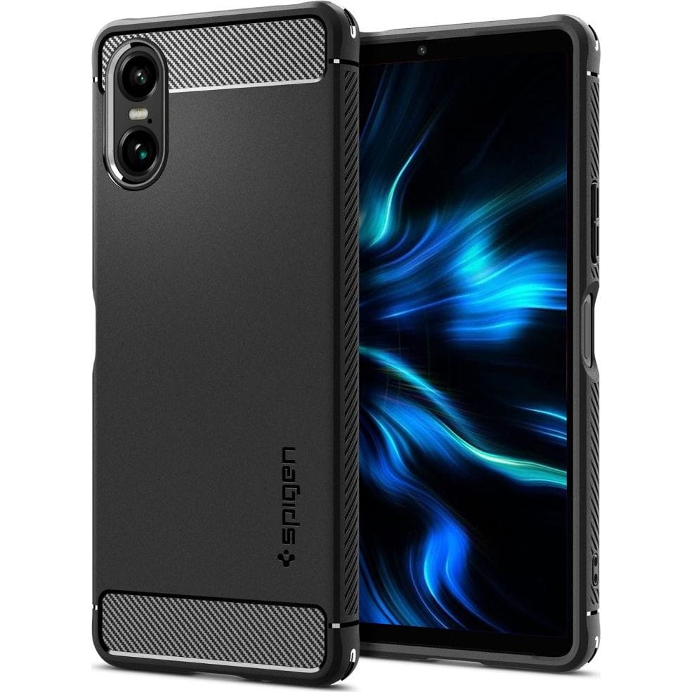 Image of Etui Spigen Rugged Armor do Xperia 10 VI, czarne