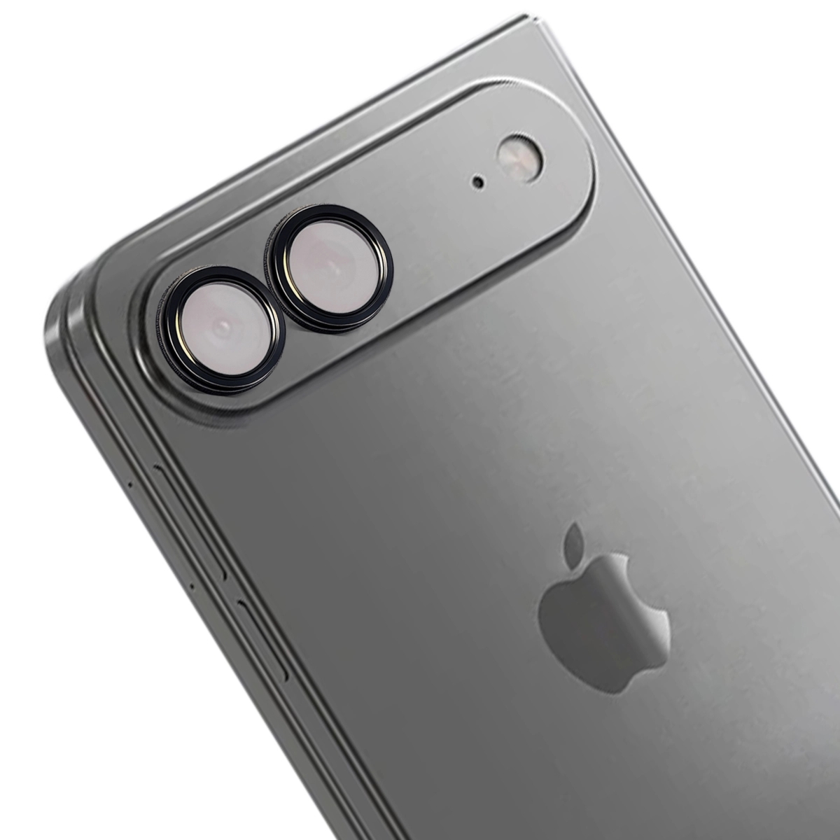 Szkło na aparat Bizon Glass Snap Lens do iPhone Duo, 1 zestaw, czarna ramka