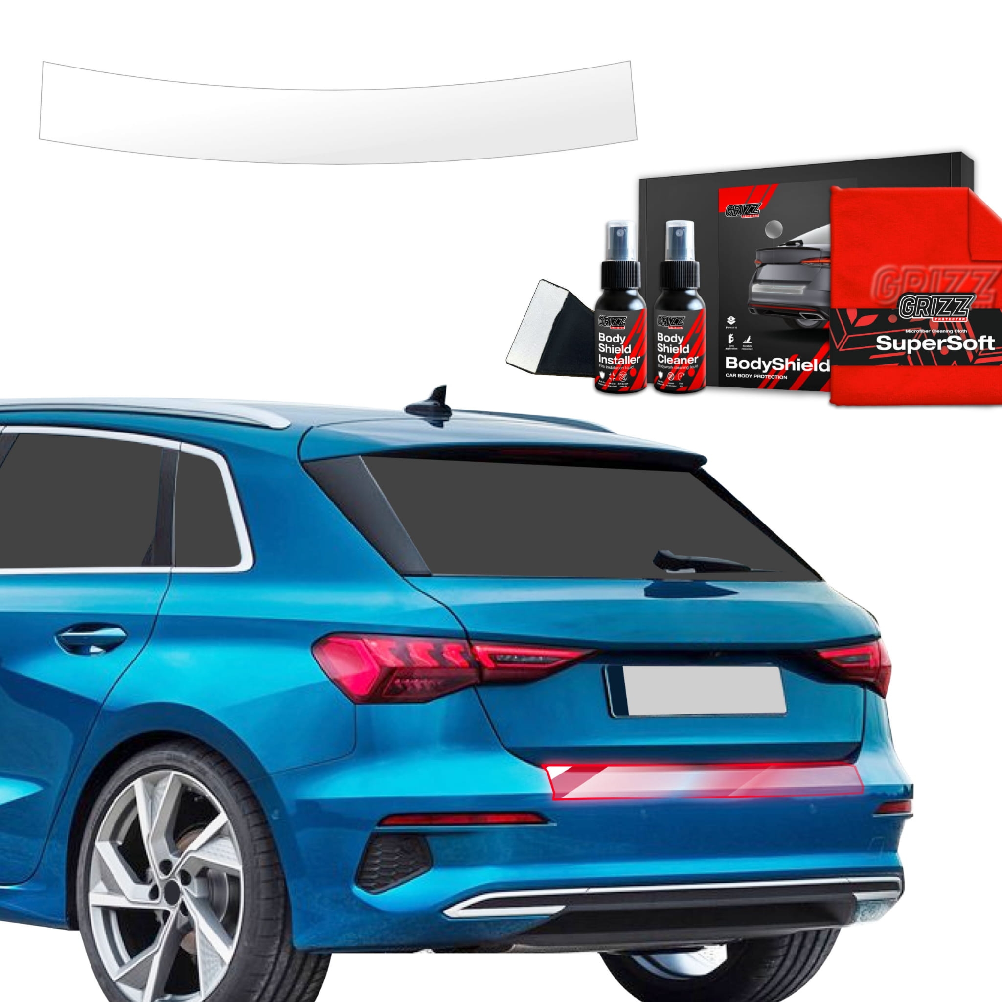 Folia ochronna na próg bagażnika Grizz Protector do Audi A3 8Y Sportback (2020-2023)
